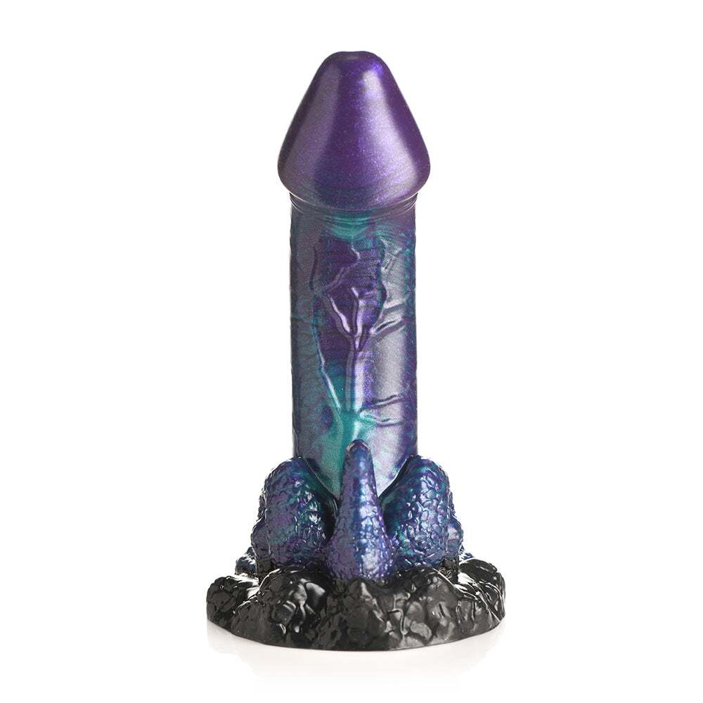 Dildo from XR Brands in Purple designed for anal sex with Her or Him