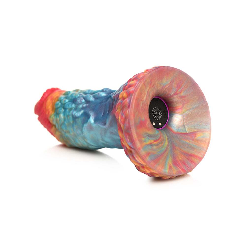 Dildo from XR Brands in Rainbow pictured for anal pleasure for Her or Him