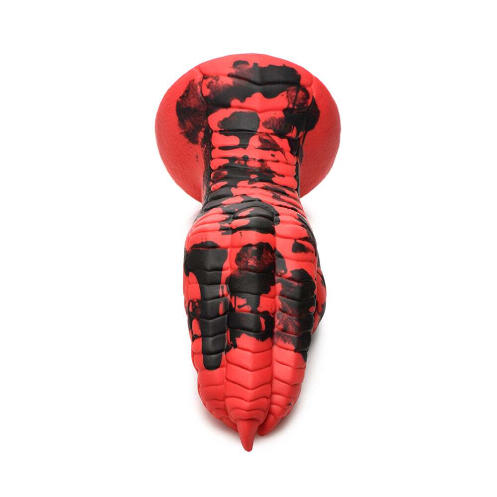 Dildo by XR Brands in Red shown for pegging Her or Him