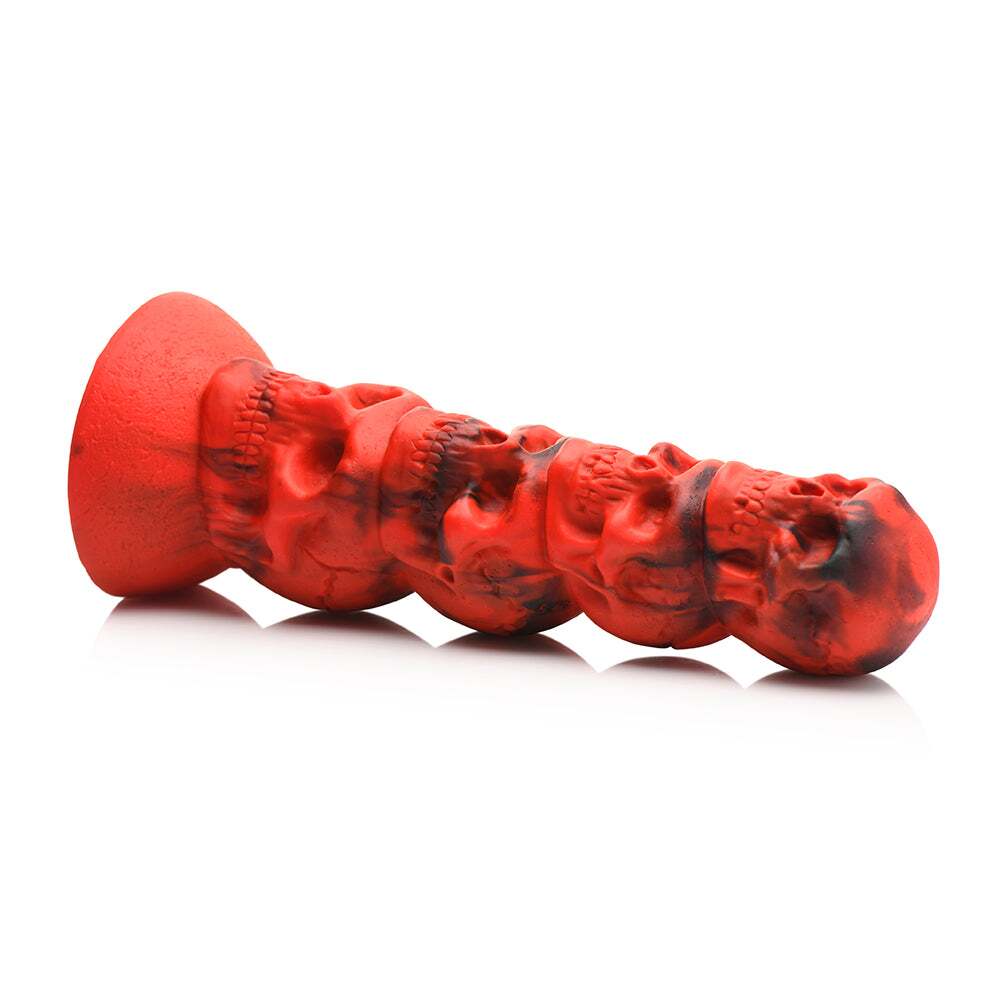 Dildo by XR Brands in Red shown for pegging Her or Him