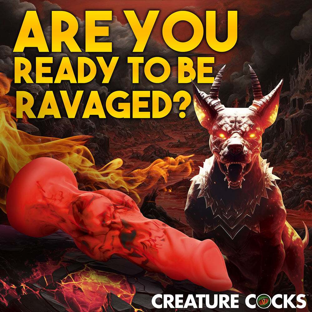 Dildo from XR Brands in Red pictured for anal pleasure for Her or Him