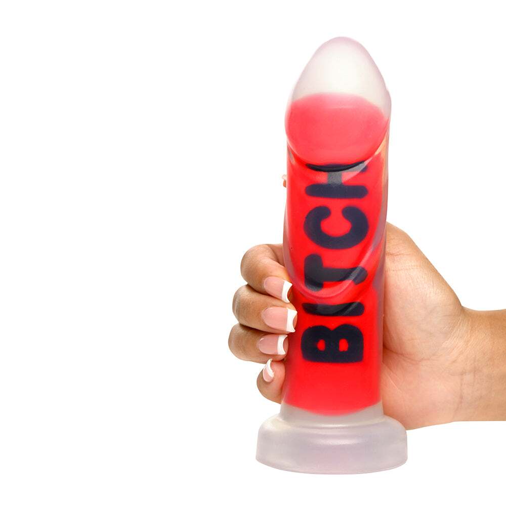 Dildo from XR Brands in Red pictured for anal pleasure for Her or Him