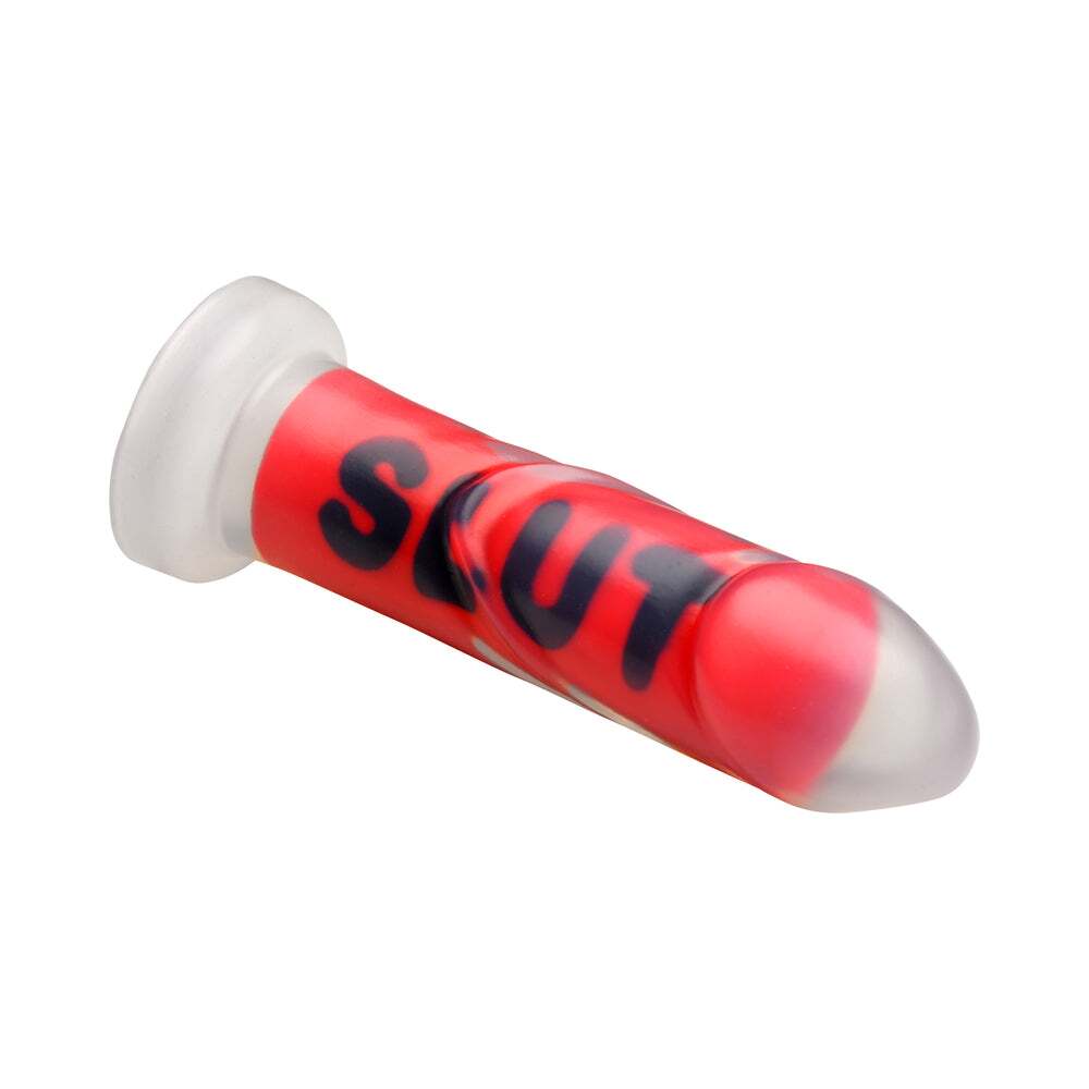 Dildo from XR Brands in Red designed for anal sex with Her or Him