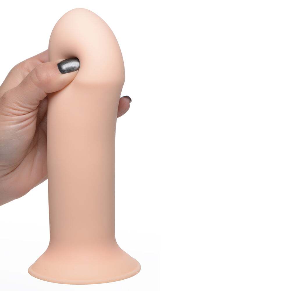 Dildo from XR Brands in Vanilla Ivory Beige pictured for anal pleasure for Her or Him
