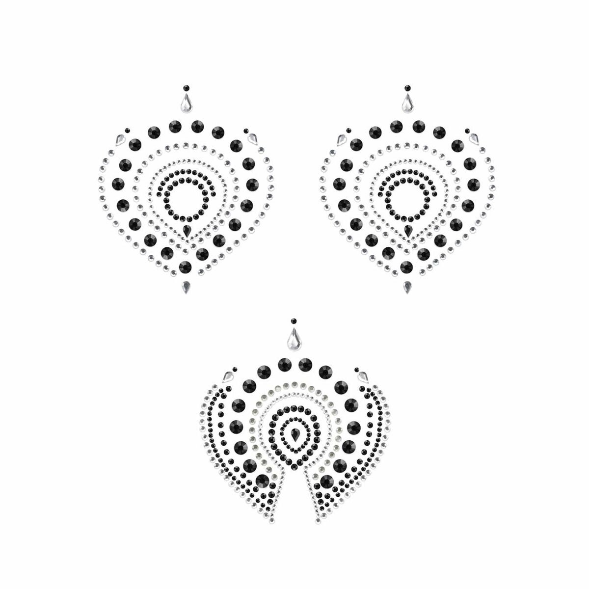 Wearing Flamboyant Black Silver nipples covers by Bijoux Indiscrets can be fun and sexy!