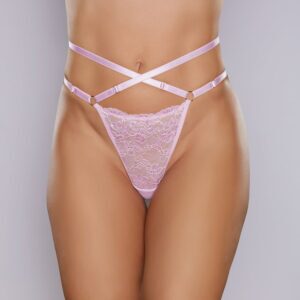 Light Pink Panties Adore Cherished Panty Pink O/S by Allure Lingerie