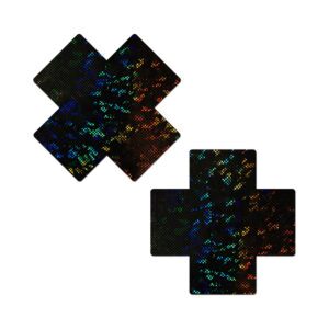 Sexy Nipple Covers  Plus X Black Disco Ball Breast Cover