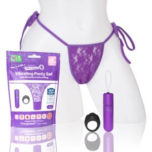 Purple Panties My Secret 4T Panty Vibe Grape O/S by Screaming O
