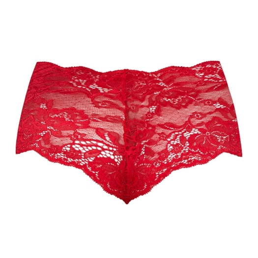 Sexy Red panties by Magic Silk in her favorite color and panty style.