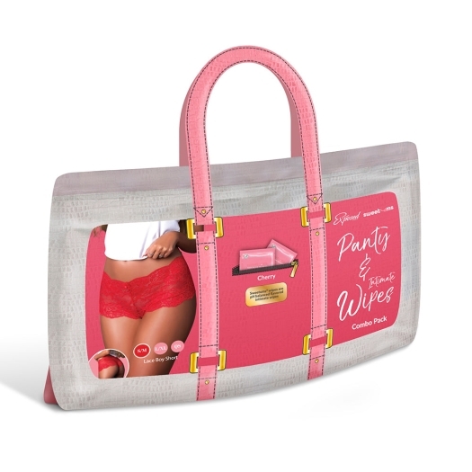 Sexy Red panties by Magic Silk in her favorite color and panty style.