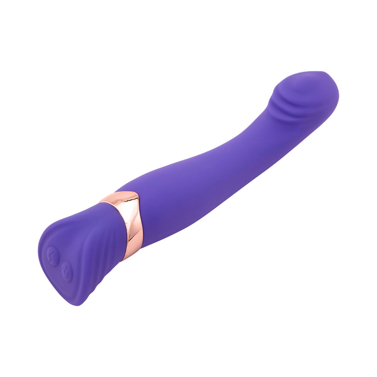 Product image of the Violet Nu Sensuelle vibrator on clean background