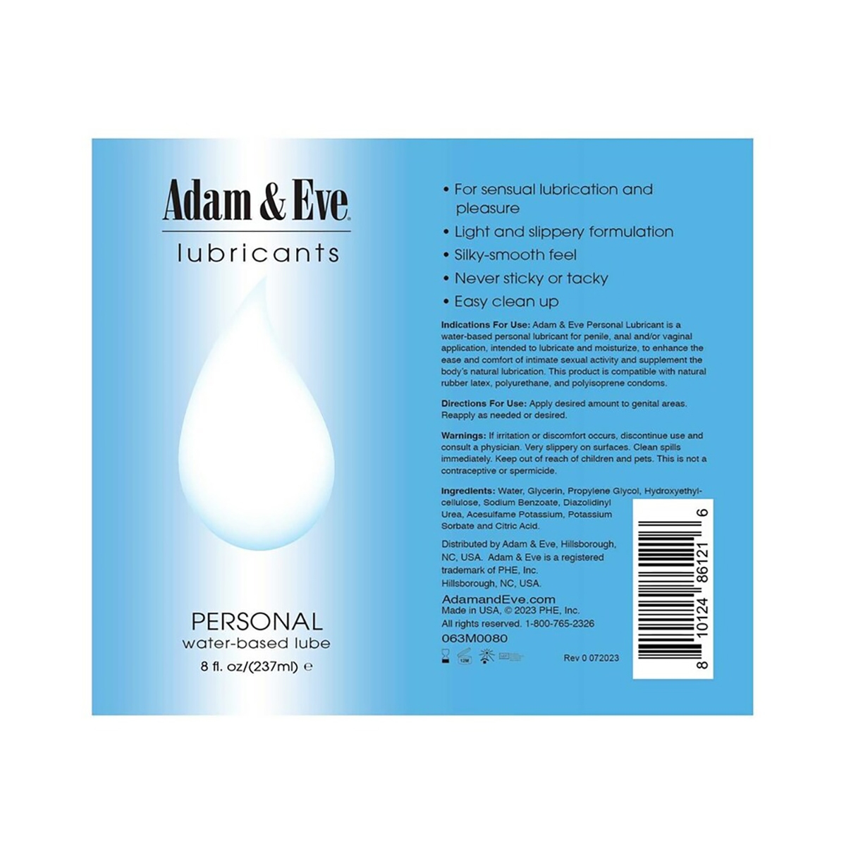 Eve showing clean, lightweight formula