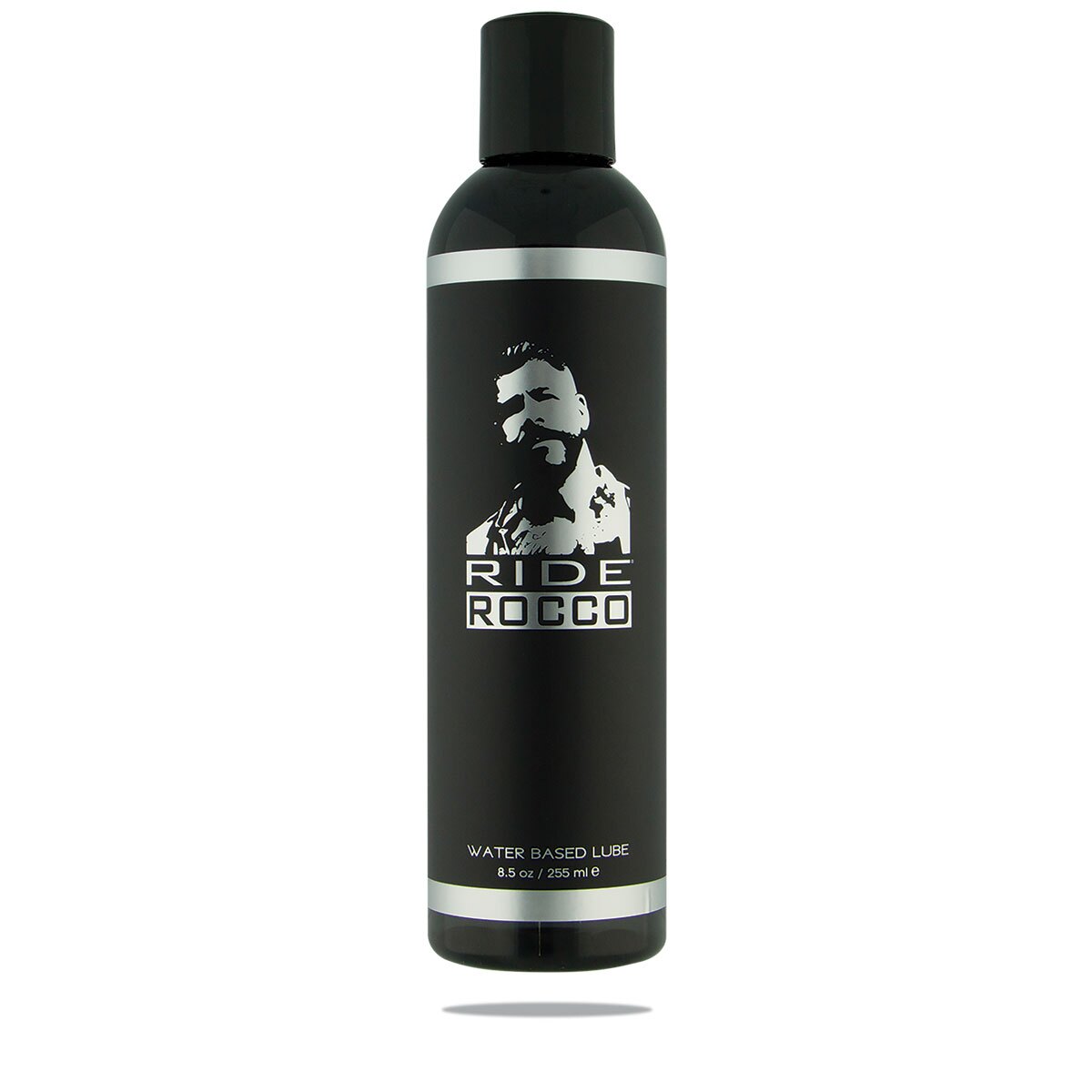 Bottle of  Water Based Lube Sliquid showing clean, lightweight formula