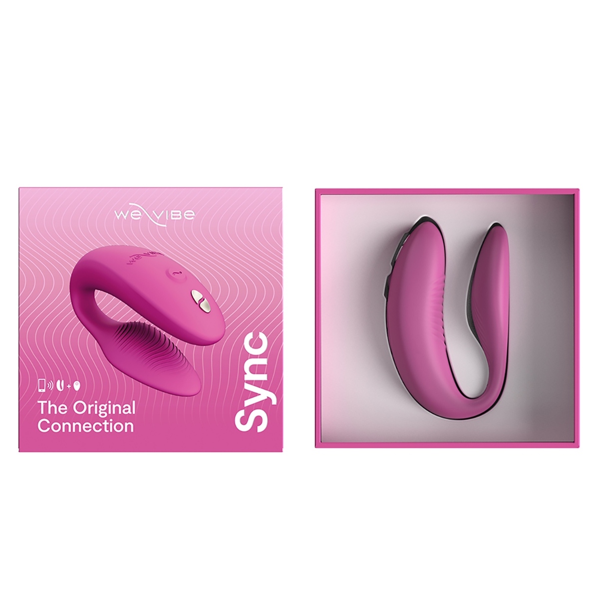 Close-up of the  We-Vibe vibrator for texture detail