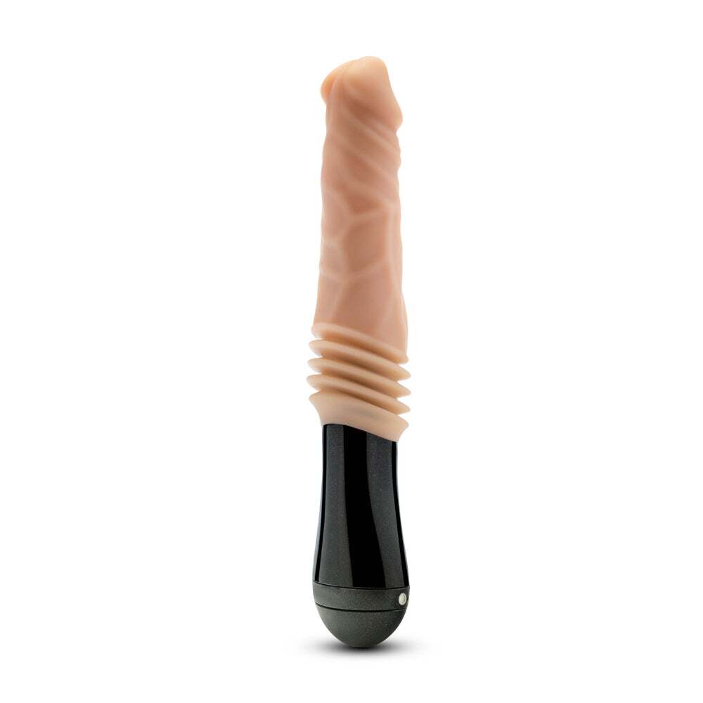 10.5 inch Dildo from Blush in Vanilla Ivory Beige designed for anal sex with Her or Him