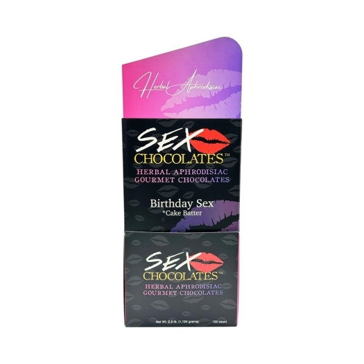 Buy  Sex Chocolates Birthday Sex Display 100c book for her.