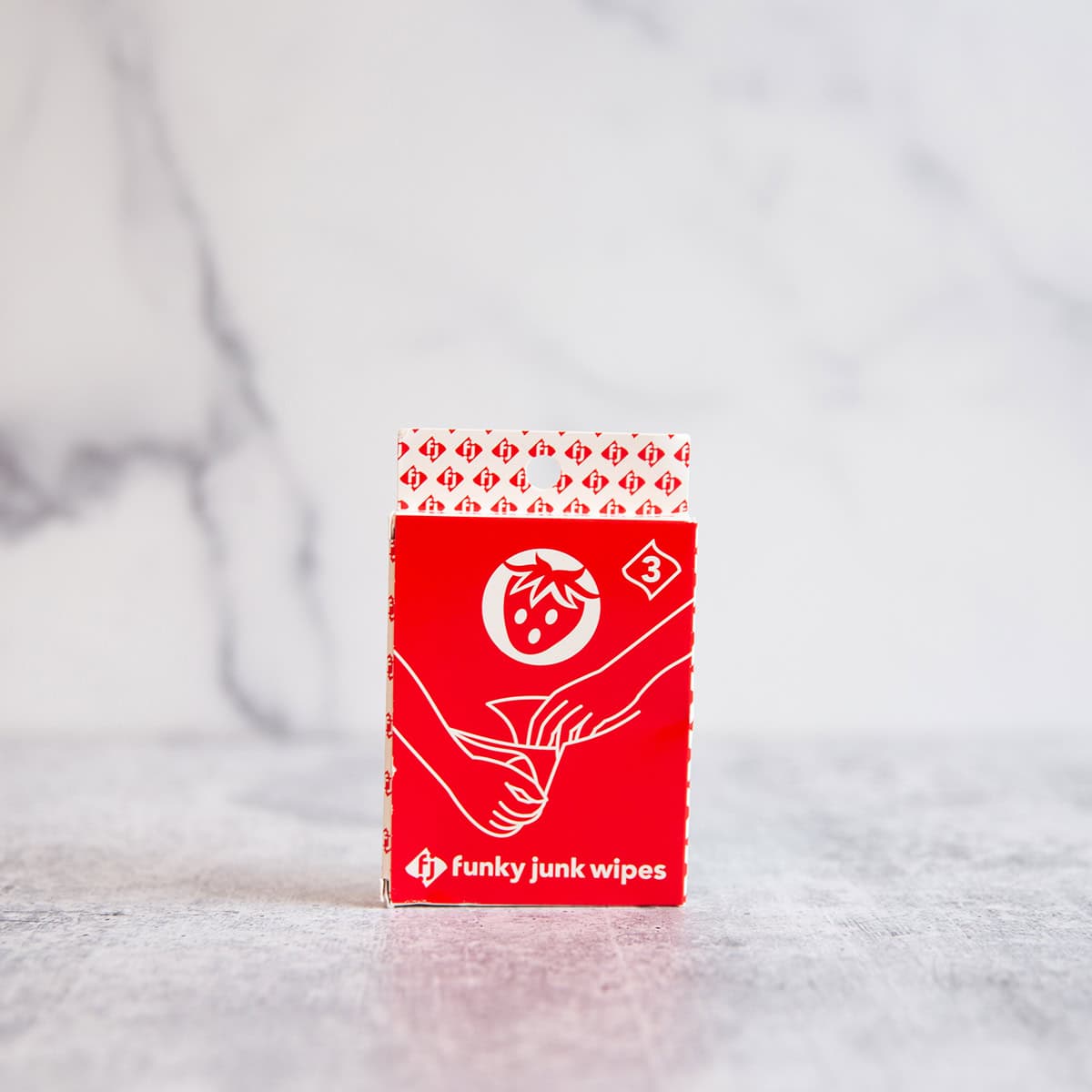 Emojibator Funky Junk Wipes 3ct intimate cleansers and personal cleansing care by Emojibator.