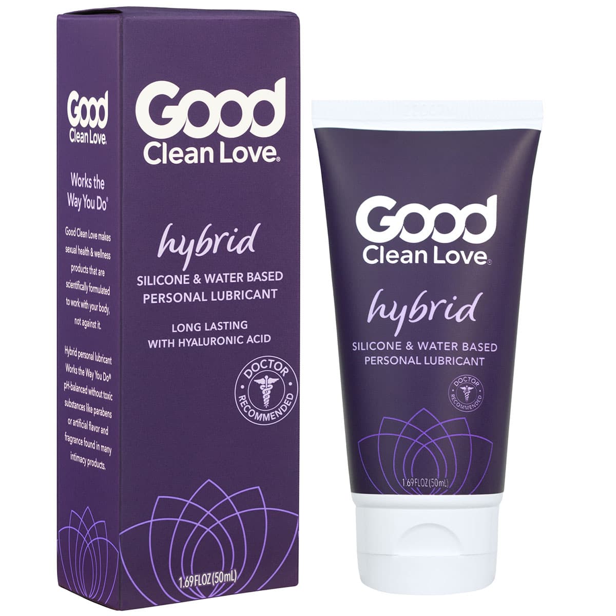 Buy and try Good Clean Love Hybrid Lubricant 1.69oz hybrid personal lubricant by Good Clean Love.