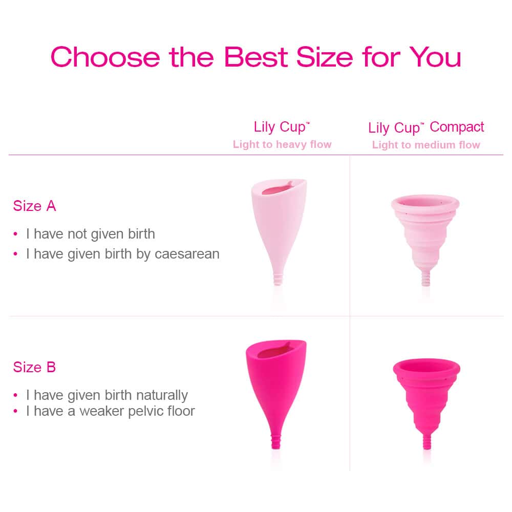 Try a Intimina Lily Cup COMPACT Size B menstrual cup for your next period to see why some women claim this is the best menstrual cup!