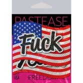 Wearing Pastease Fuck Yeah Flags nipples covers by Pastease can be fun and sexy!