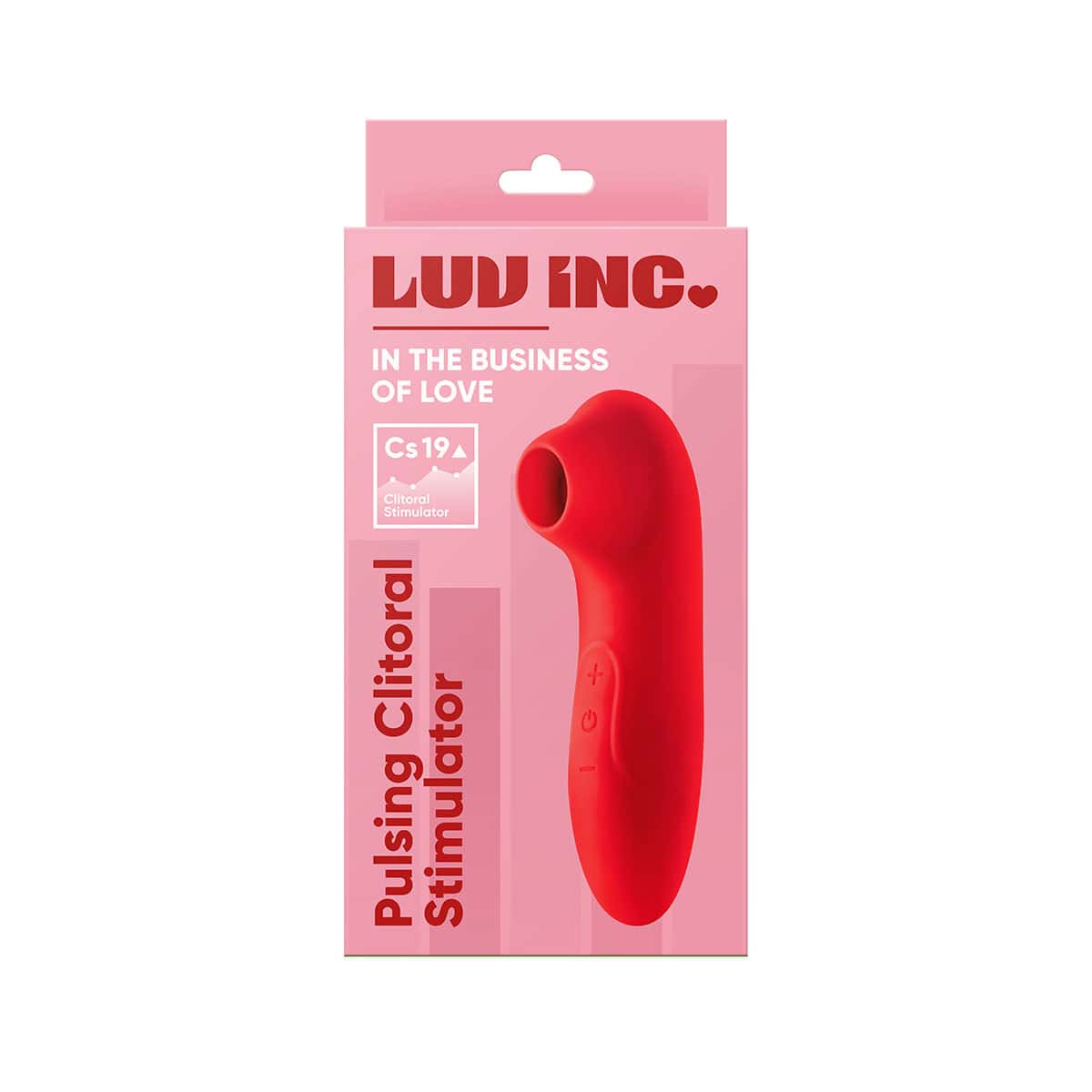 Buy a Luv Inc Pulsing Clitoral Stimulator  Red vibrator.