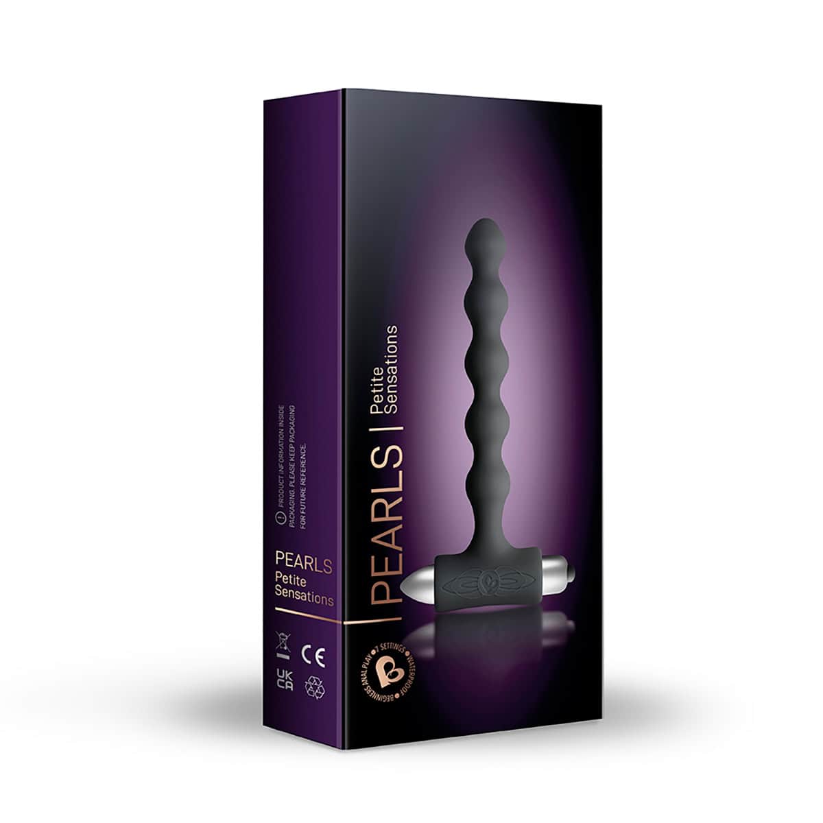 Buy a Rocks Off Petite Sensations Pearls Black vibrator.