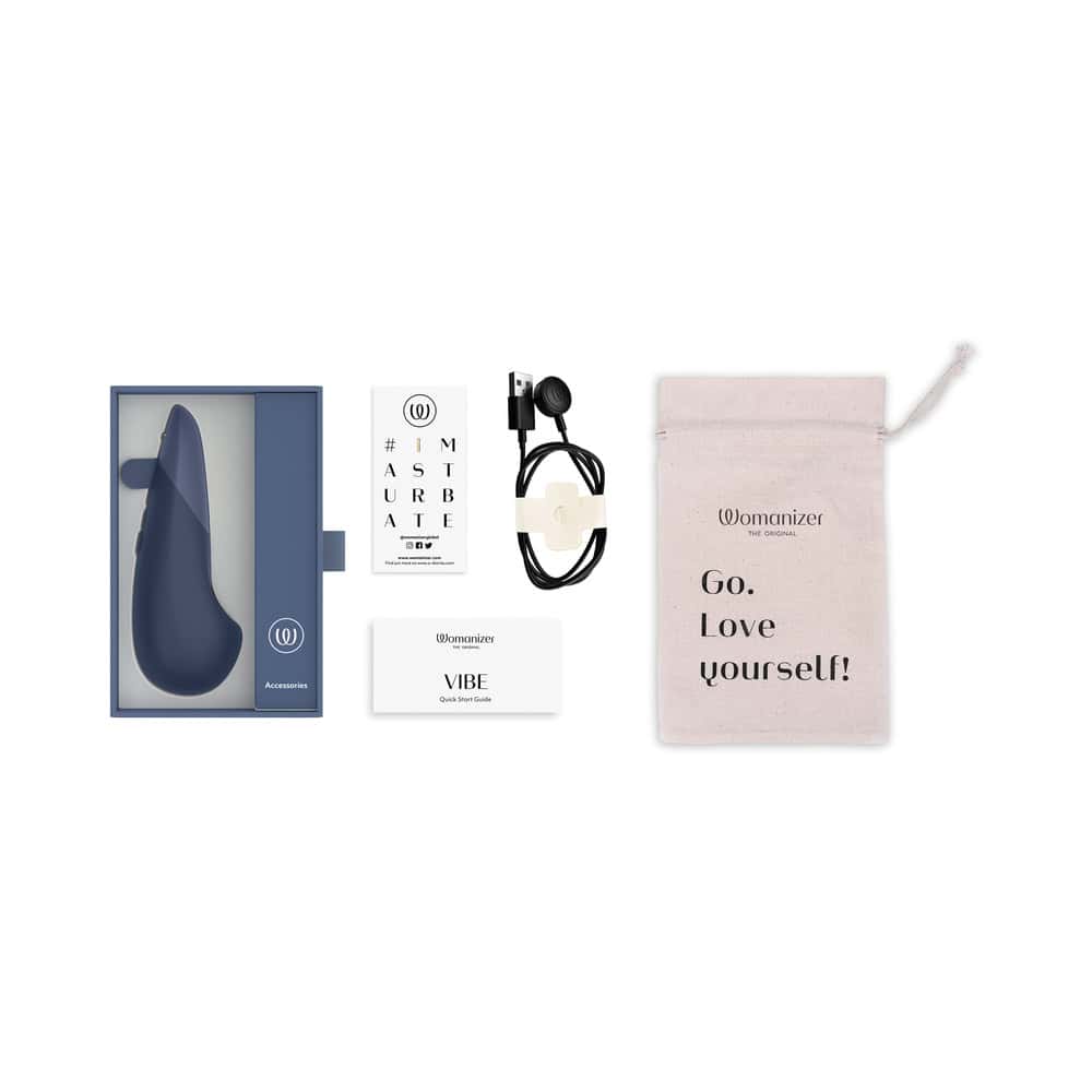 Buy a Womanizer Vibe Dark Blue vibrator.
