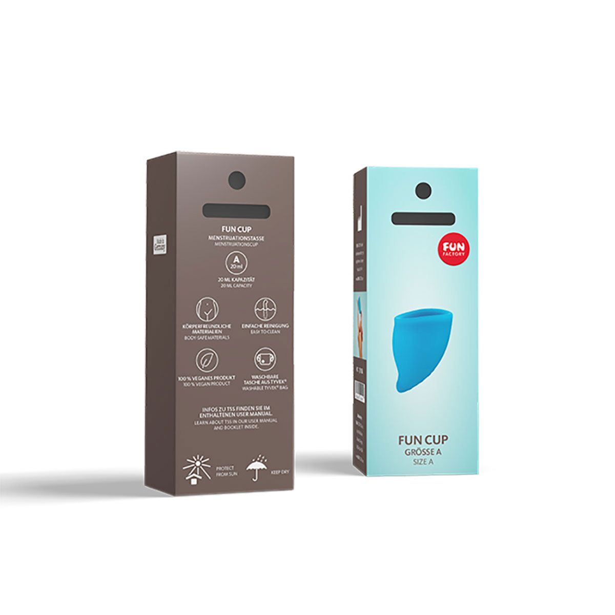 Try a Fun Factory Fun Cup Set - Size A menstrual cup for your next period to see why some women claim this is the best menstrual cup!