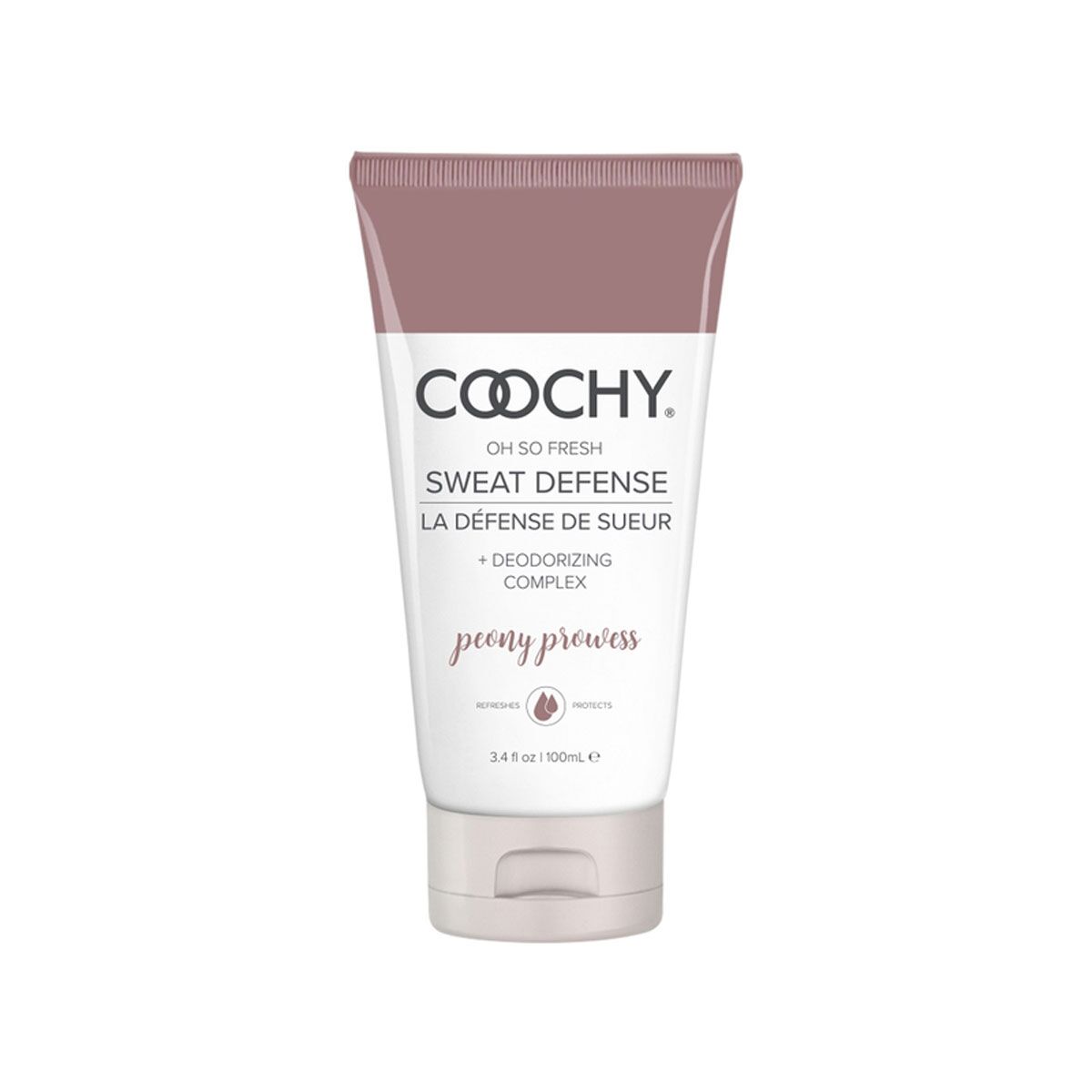 Buy and try Coochy Sweat Defense Protection Lotion 34oz Peony Prowess intimate lotion for daily self care by Coochy