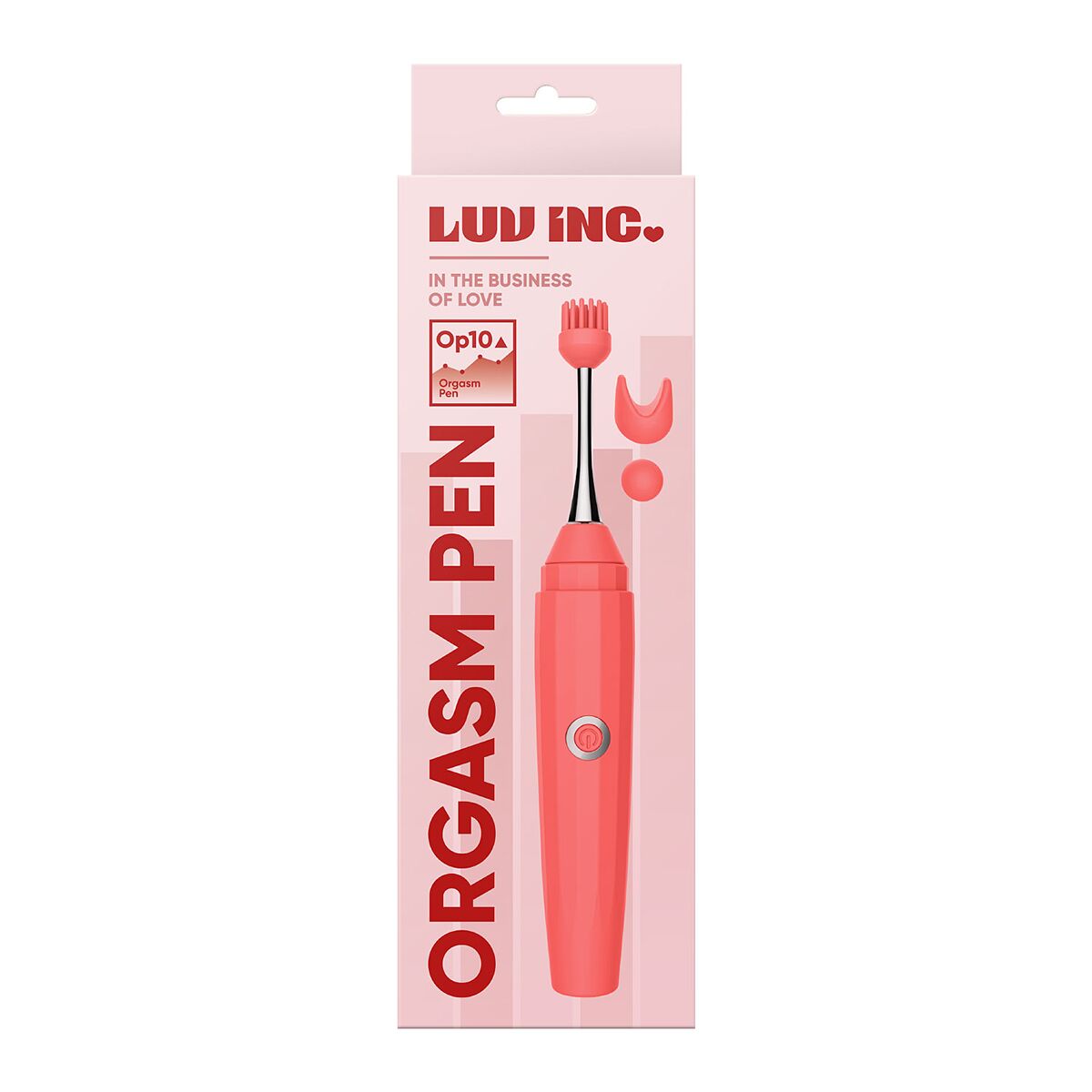 Buy a Luv Inc Orgasm Pen  Coral vibrator.