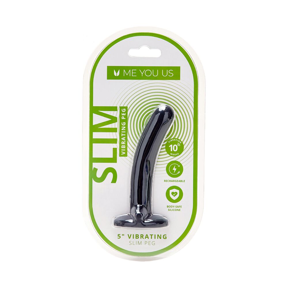 Buy a Me You Us 5in Vibr Rech Slim Begin Peg vibrator.