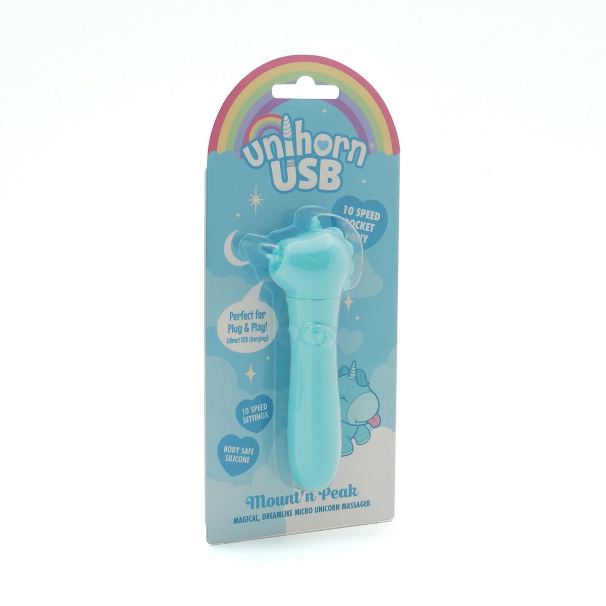 Buy a Unihorn USB Bullet Mount'n Peak Blue vibrator.