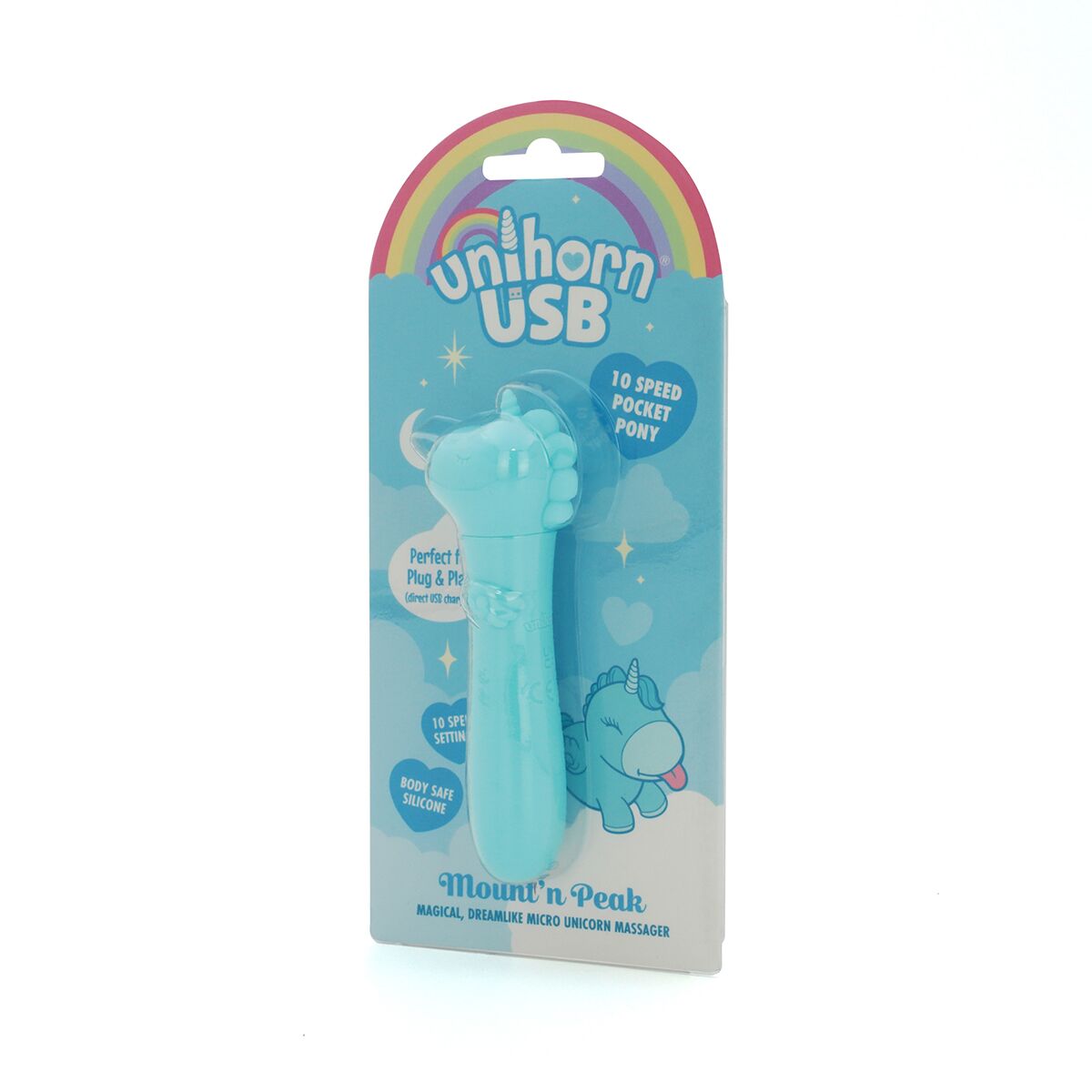 Buy a Unihorn USB Bullet Mount'n Peak Blue vibrator.