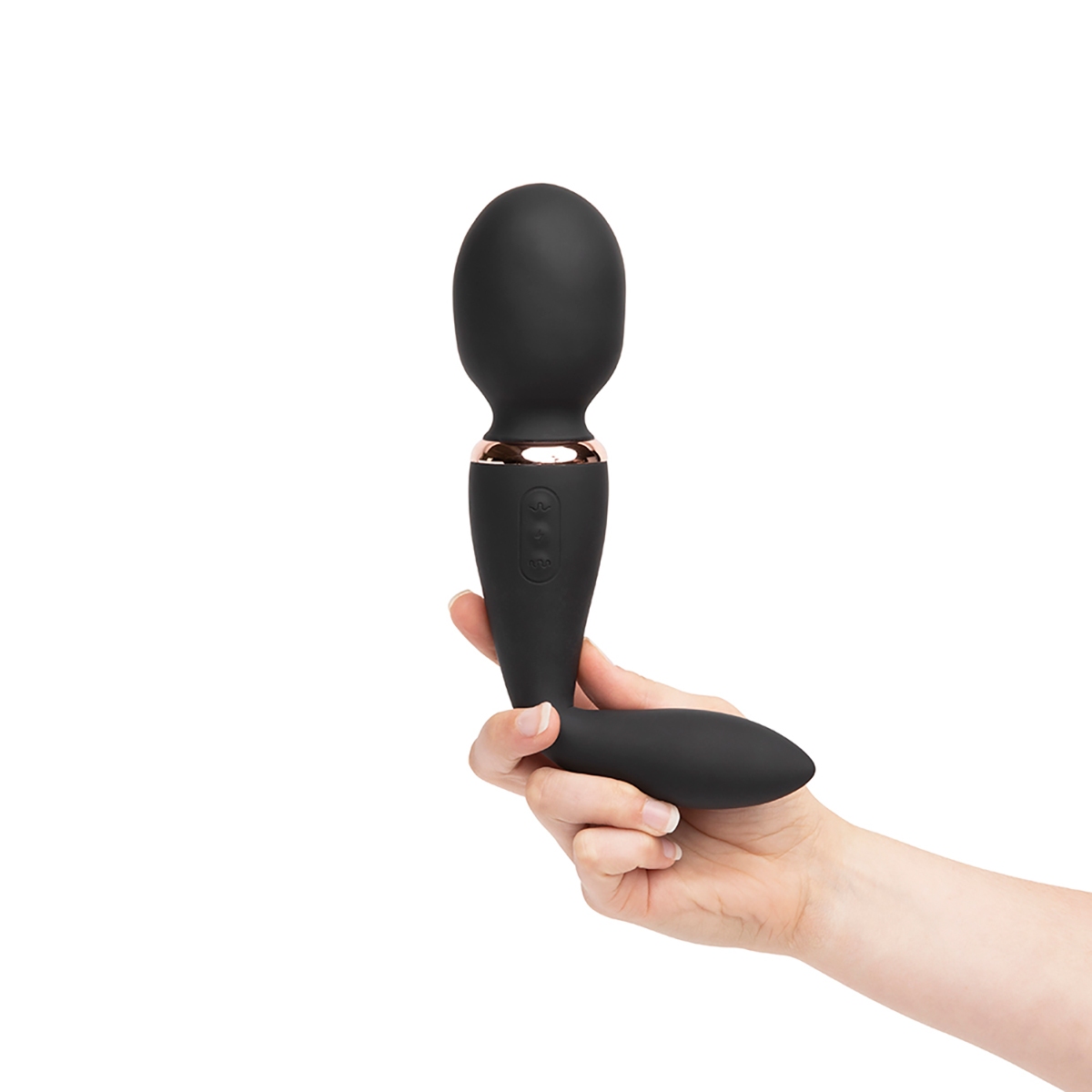Product image of the Black Nu Sensuelle vibrator on clean background