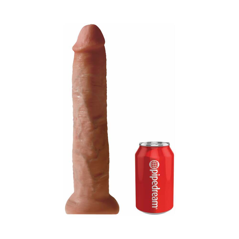 13 inch Dildo from Pipedream in Tan Light Brown Mocha designed for anal sex with Her or Him