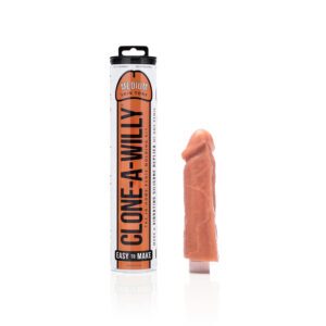 Dildo Clone-A-Willy Tan Light Brown Mocha DIY Vibrating Kit Medium Skin Tone