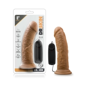 8 inch Dildo by Blush in Tan Light Brown Mocha shown for use by Her or Him