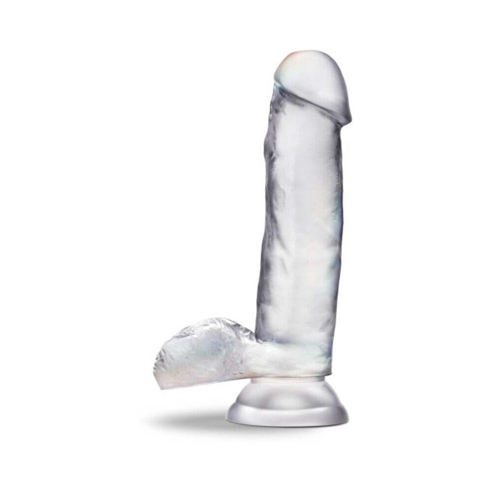 7 inch Dildo from Blush in Clear designed for anal sex with Her or Him