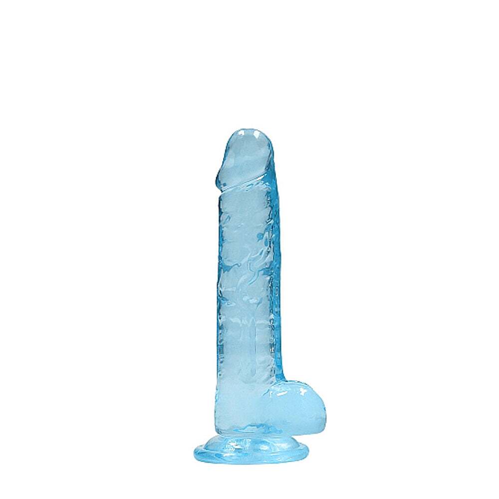 7 inch Dildo from Shots in Blue designed for anal sex with Her or Him