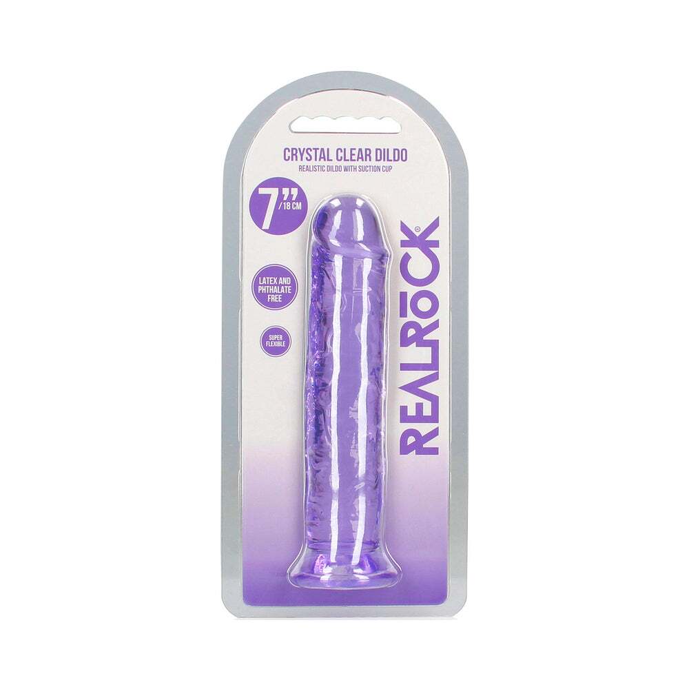 7 inch Dildo by Shots in Light Purple shown for use by Her or Him