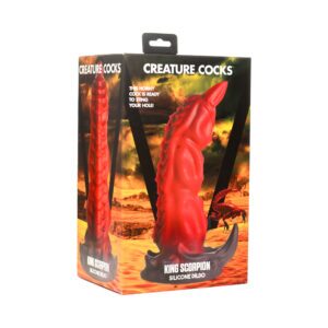 Dildo XR Brands Red Creature Cocks King Scorpion Silicone