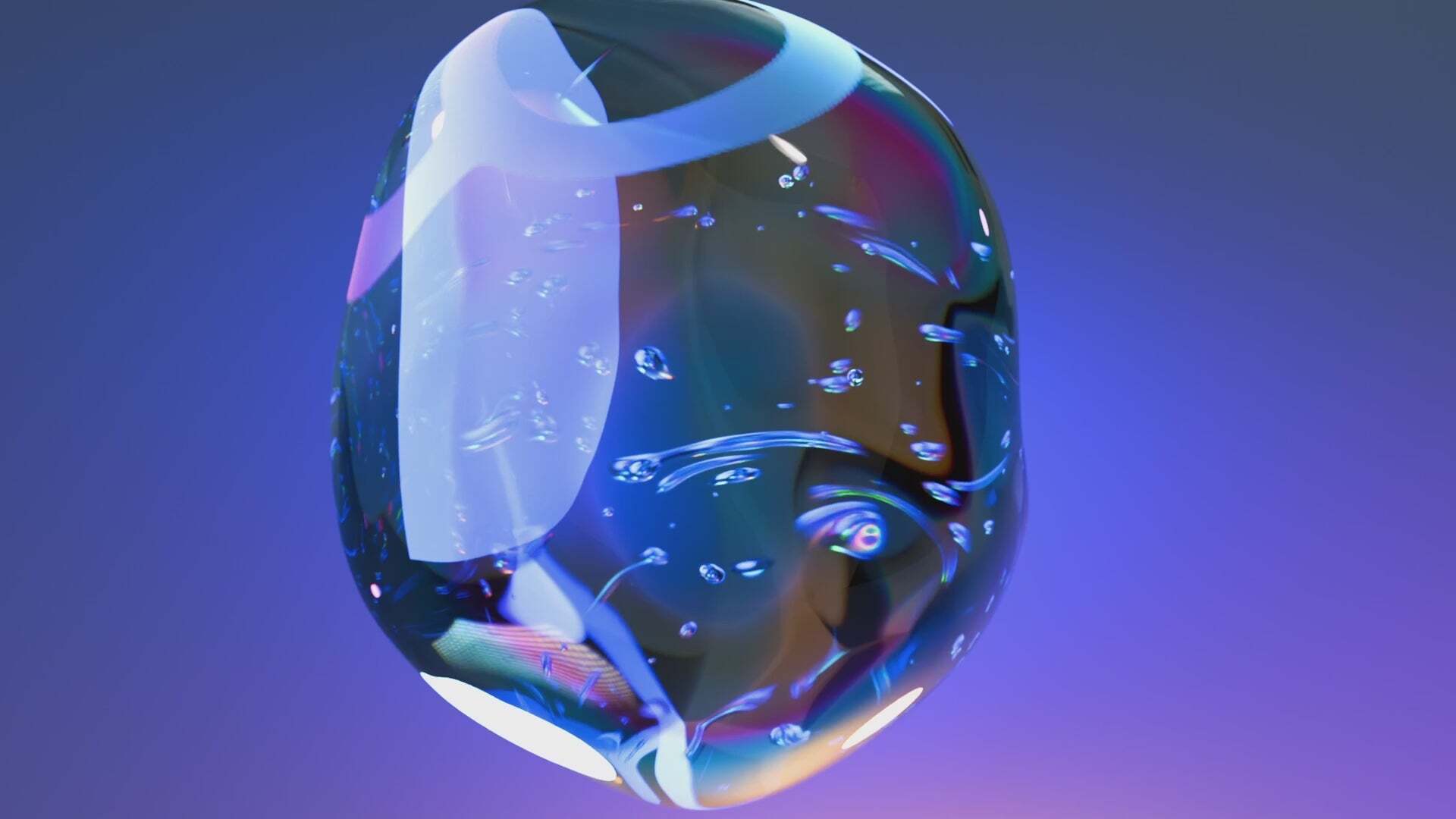 Dildo by Biird in Multi-Color displayed for pegging Him or Her