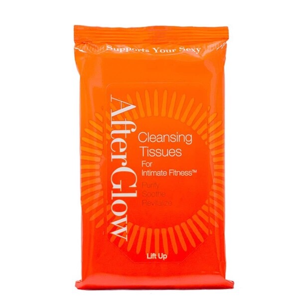 Afterglow Cleansing Tissues Multipak of 20 intimate cleansers and personal cleansing care by S+HE.