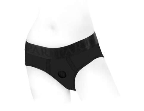 Best spareparts tomboi harness black/black nylon - xl dildo panties made by spareparts hardwear on sale at hervibrators. Com