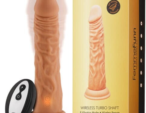Buy a femme funn wireless turbo shaft  cream vibrator.