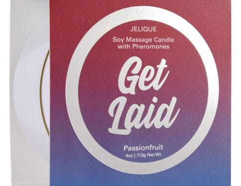 Buy jelique pheromone massage candle get laid passion fruit 4oz for her or him.