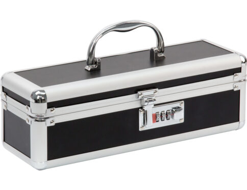 Buy and try  lockable toy box medium black sex toy storage by bms