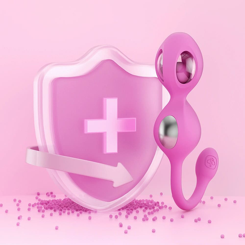 Buy HPB Elektra App E Stim Kegel Set Pink kegel exercise device for pelvic floor muscle strengthening.