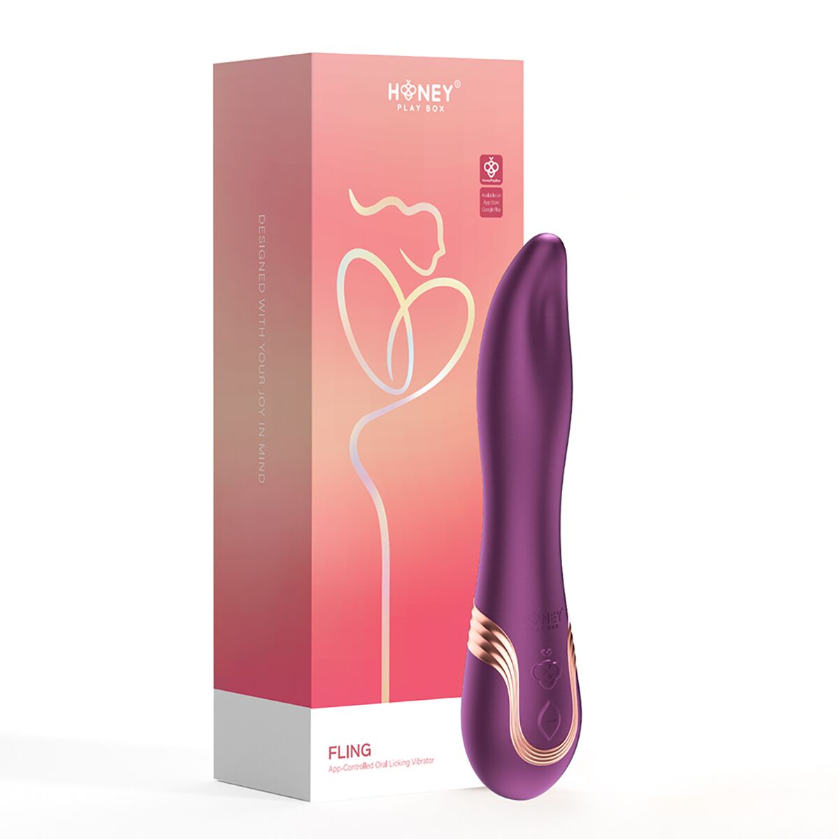 Buy a Honey Play Box Fling TongueLike Oral Licking Vibrator vibrator.