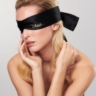 Bijoux Indiscrets Shhh Satin Blindfold luxury blindfold for adult sensory play